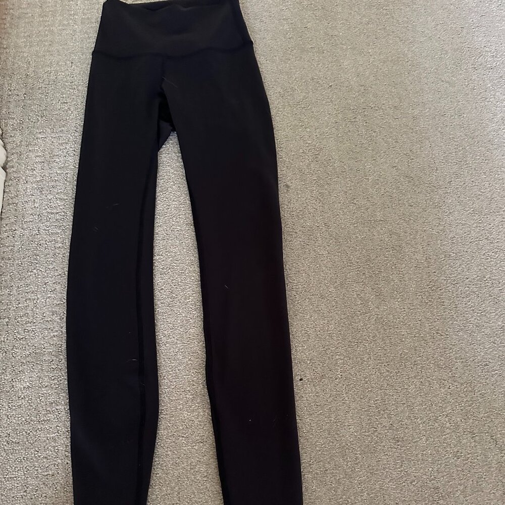 Black lululemon nylon leggings